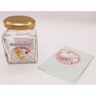 Mofusand Crepe Petit Mini Square Glass Jar with Bonus Sticker NEW 