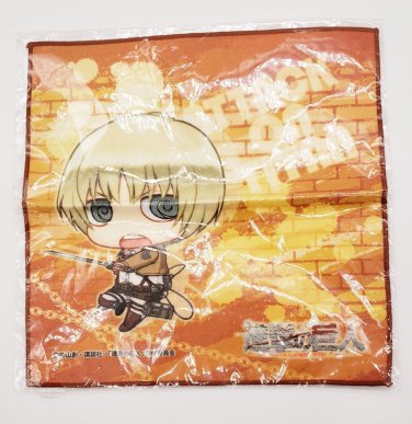 Attack on Titan Armin Arlert Chimi Chara movic Mini Hand Towel NEW 