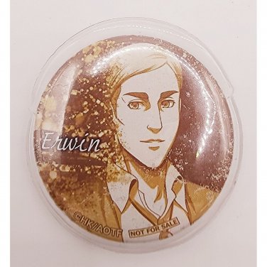Attack on Titan Erwin Smith Tokyo Station Pop-Up Store TBS TV Can Badge Button