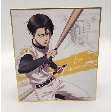 Attack on Titan x Softbank Hawks Levi Ackerman Mini Shikishi Board 