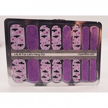 Lily & Fox "Let's Hang Out" Halloween Nail Wraps NEW