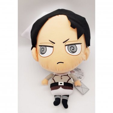 Attack On Titan Levi Ackerman Cleaning Big Nuigurumi Plush NEW 