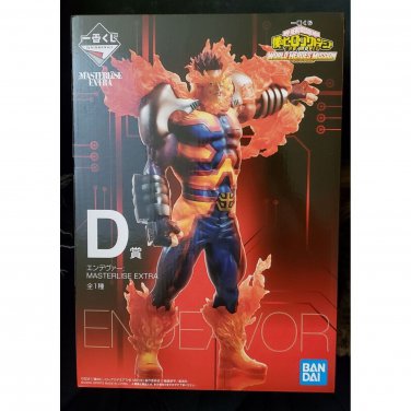 My Hero Academia Endeavor World Heroes Mission Masterlise Figure NEW 
