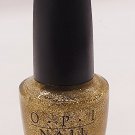 OPI Nail Polish - Gold Lang Syne Glitter - NL Y37 - NEW Japanese Exclusive