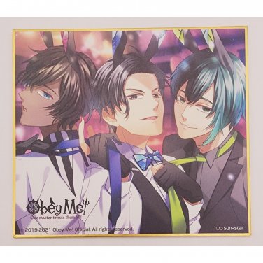 Obey Me! Simeon, Lucifer & Barbatos Shikishi Mini Art Board *US SELLER*