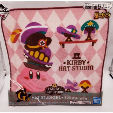 Kirby Hat Studio Banpresto Mini Hand Towel NEW *US SELLER*