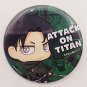 Attack on Titan Levi Ackerman Chimi Chara Button Can Badge *US SELLER*