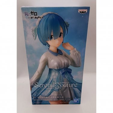 Re:Zero Rem Serenus Couture Vol 2 Banpresto Figure NEW *US SELLER*