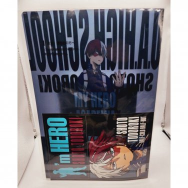 My Hero Academia Shoto Todoroki File Folder and Sticker NEW *US SELLER*
