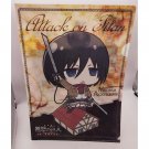 Attack on Titan Mikasa Ackerman Clear File Folder *US SELLER*