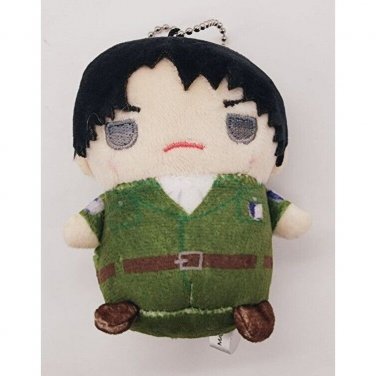 Attack On Titan Levi Ackerman Mamemeito Plush Keychain Mascot *US SELLER*