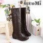 Flat long-barreled high-level women's boots 67002 Knight