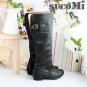 Flat long-barreled high-level women's boots 67002 Knight