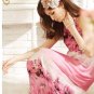 D1011 sexy V-neck bohemian print dress
