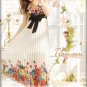 D1013 Korean version of the pleated bow dress