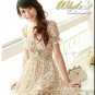 D1022 Korean Floral dress collar