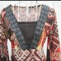 D1027 Korean national flower of light south wind V-neck dress