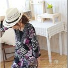D1027 Korean national flower of light south wind V-neck dress