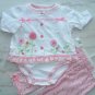 Nannette Baby Girl Romper Set