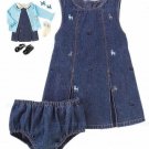 Gymboree Poodle Denim Dress