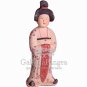 Pottery Statue, 'Hand Painted Tang Lady'