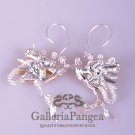 Pure Silver Earrings, 'Chinese Dragon'
