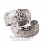 Pure Silver Bracelet, 'Crossing'