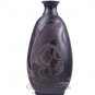 Black Pottery Vase, 'Flying Goddess'