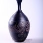 Black Pottery Vase, 'Flying Drgaon'