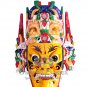 Wooden Nuo Mask, 'Zhang Liao'