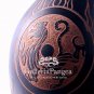 Black Pottery Vase, 'Four Gods'