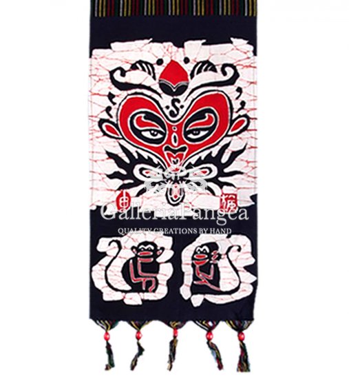 Batik Painting, 'Monkey King Letter Holder'