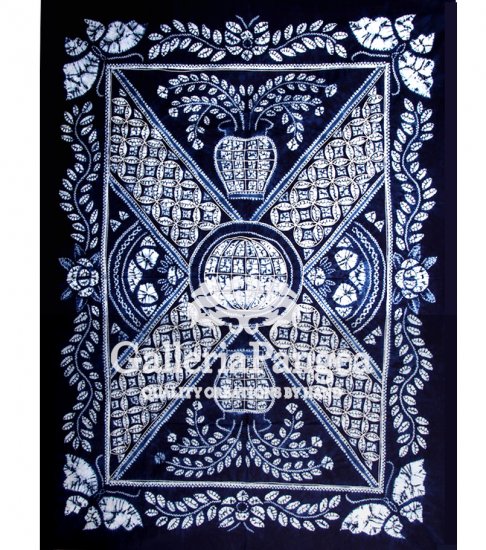 Tie-dye Table Cloth, 'X Pattern'