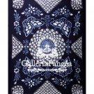 Tie-dye Bed Sheet, 'Sunflower with Butterfly'