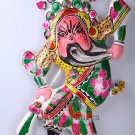 Mud Sculpture, 'Guan Yu Wall Hanging'