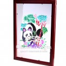 Paper Cut (framed), 'Girl Panda'