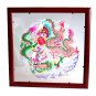 Paper Cut (framed), 'Double Dragon'