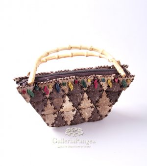 Unique Handbag, 'Coconut Triangle'