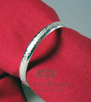 Silver Bracelet, 'Stream'