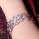 Pure Silver Bracelet, 'Butterfly'
