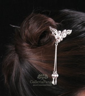 Silver Hairpin, 'Rooster'
