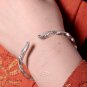Silver Bracelet, 'Snake Charm'