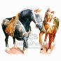 Pottery Horse Sculpture, 'Stepping Horse'