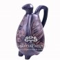 Black Pottery Teapot, 'Bird of Harmony'
