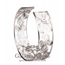 Silver Bracelet, 'Silver Iris'