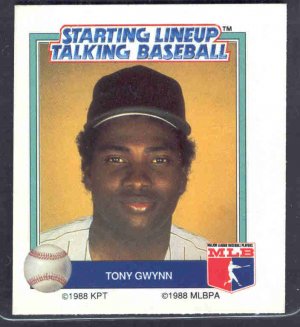 1988 starting lineup talking baseball cards