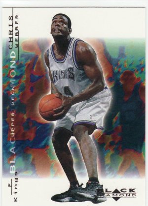 2000-01 Black Diamond #70 Chris Webber