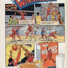 1988 Wheaties Michael Jordan Cartoon Full Color Advertisement
