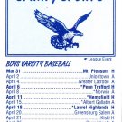 2011 Connellsville, PA Spring Sports Pocket Schedule High School 2011 Connellsville, PA Spring Sports Pocket Schedule High School