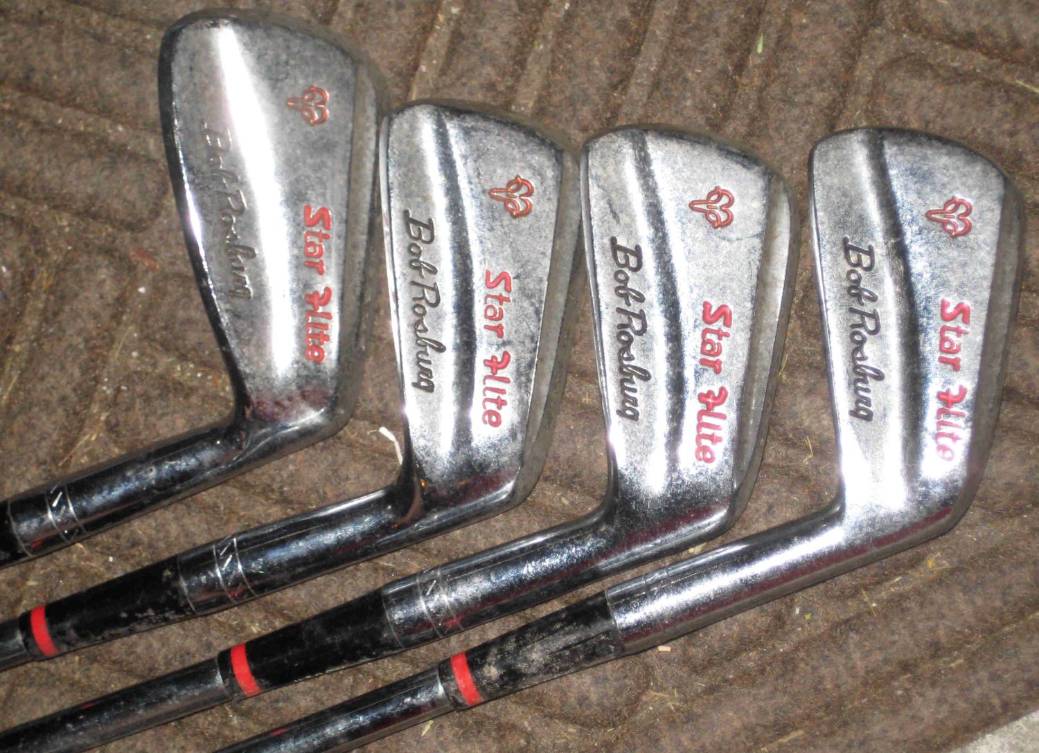 Vintage Ram Bob Rosburg Star Flite Golf Woods, Irons & Putter Set